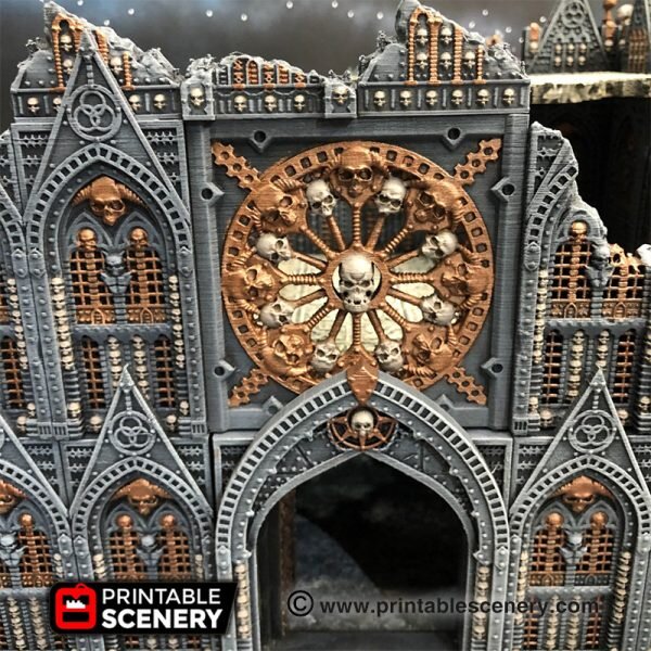 Abbey Ruins 15mm 28mm for D&D Terrain Ancient Cathedral Rubble DnD Pathfinder Frostgrave Warhammer 40k