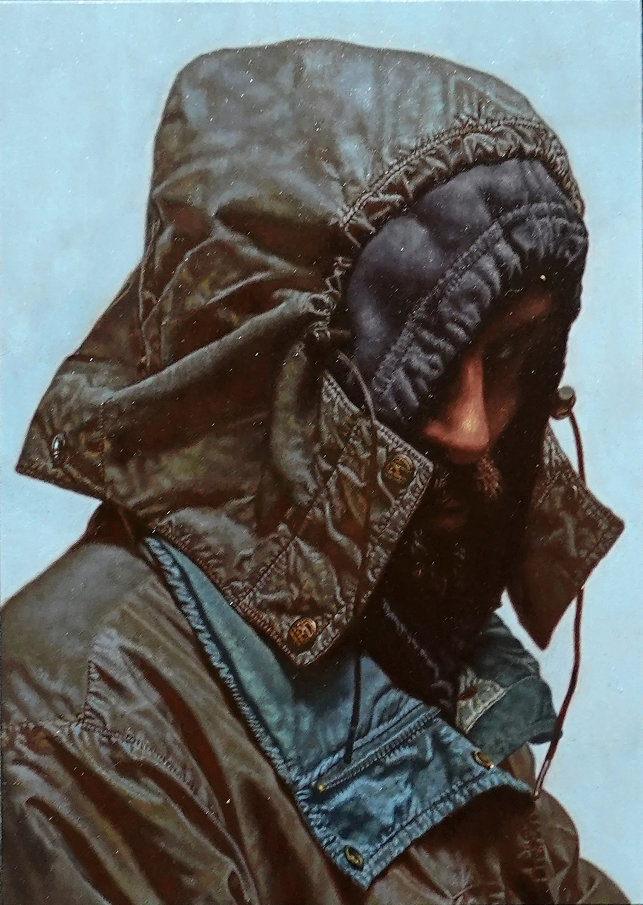 "Remnant", 5 x 7 inches, oil on panel, 2025