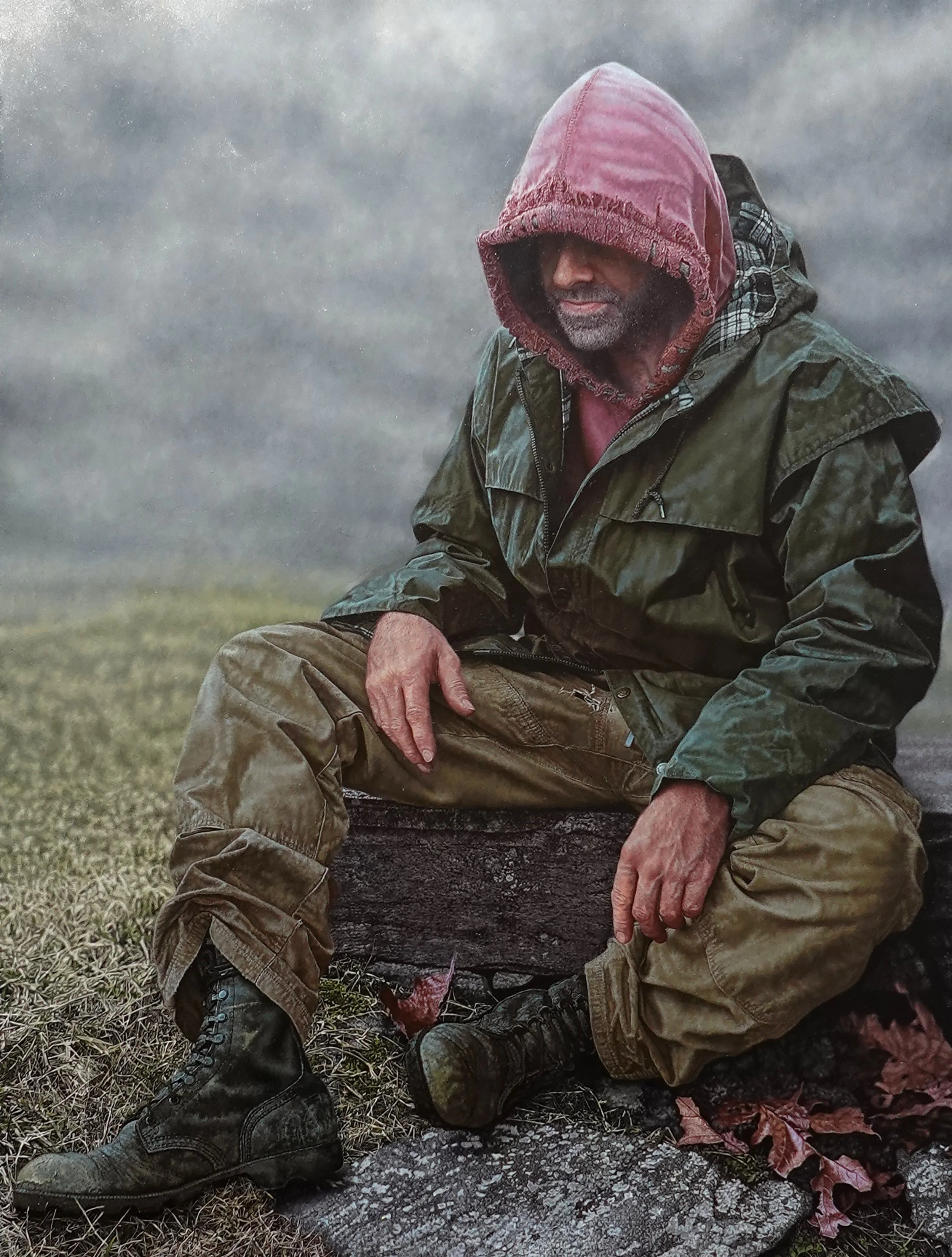 "Garrison", 18 x 24 inches, oil on panel, 2025 (SOLD)