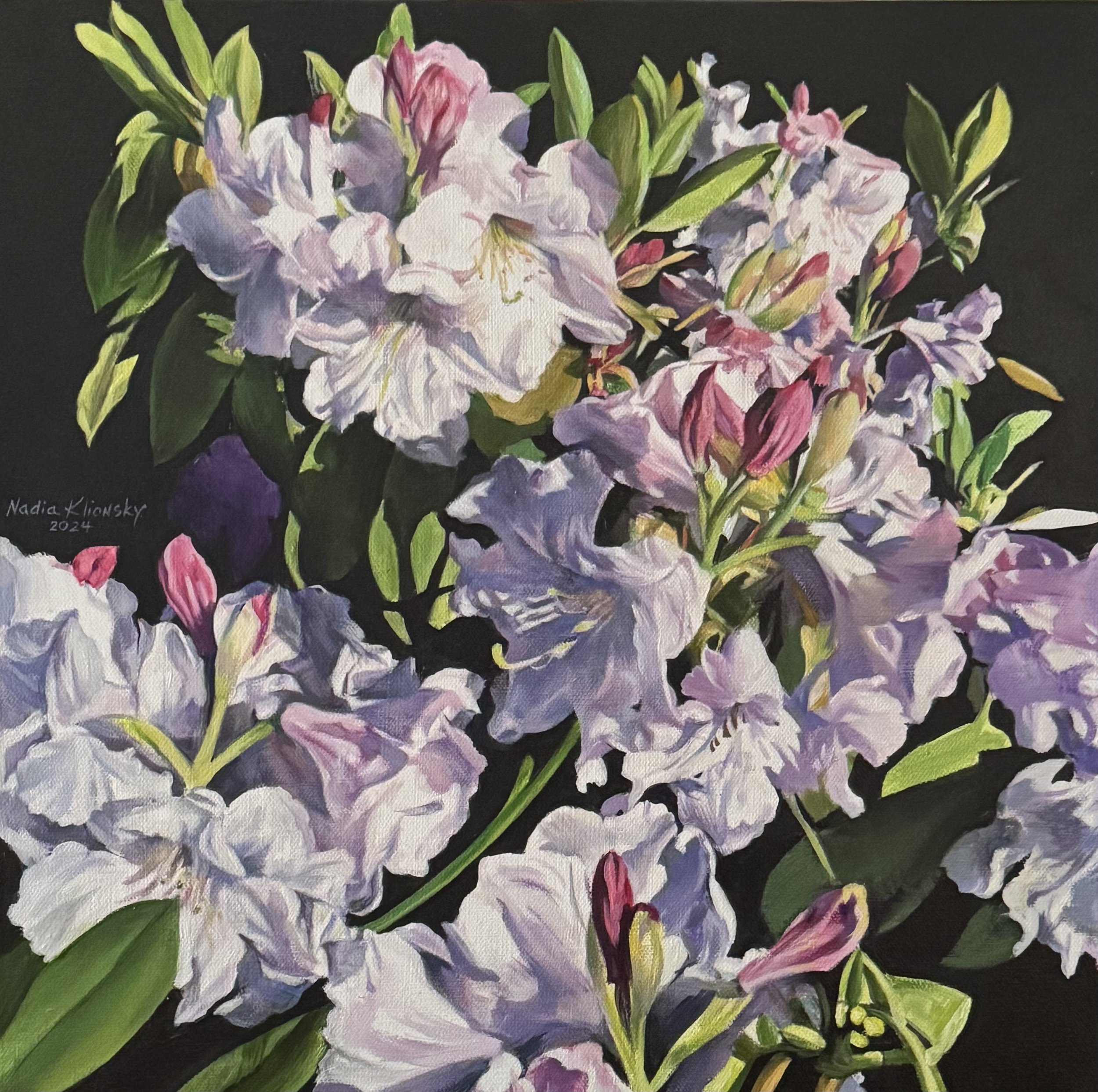   Chasing the Light , 16 x 16”, Oil on Canvas  