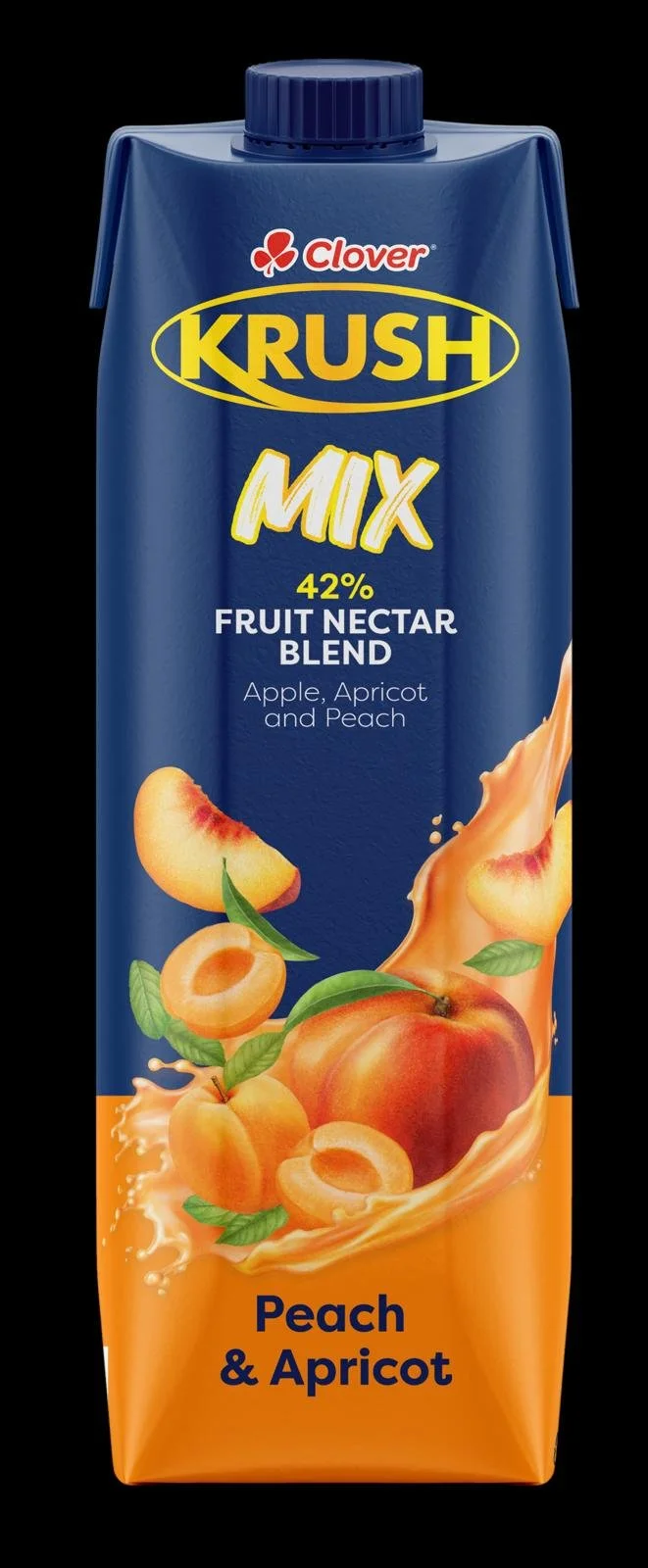 Clover - Krush - Mix - 42% Fruit Nectar Blend - Apple, Apricot and Peach