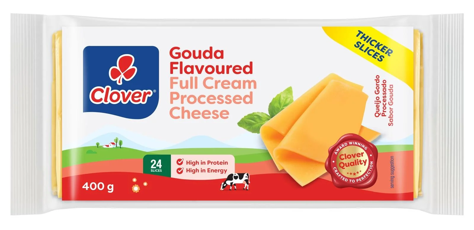 Clover - Gouda Flavoured Full Cream Processed Cheese