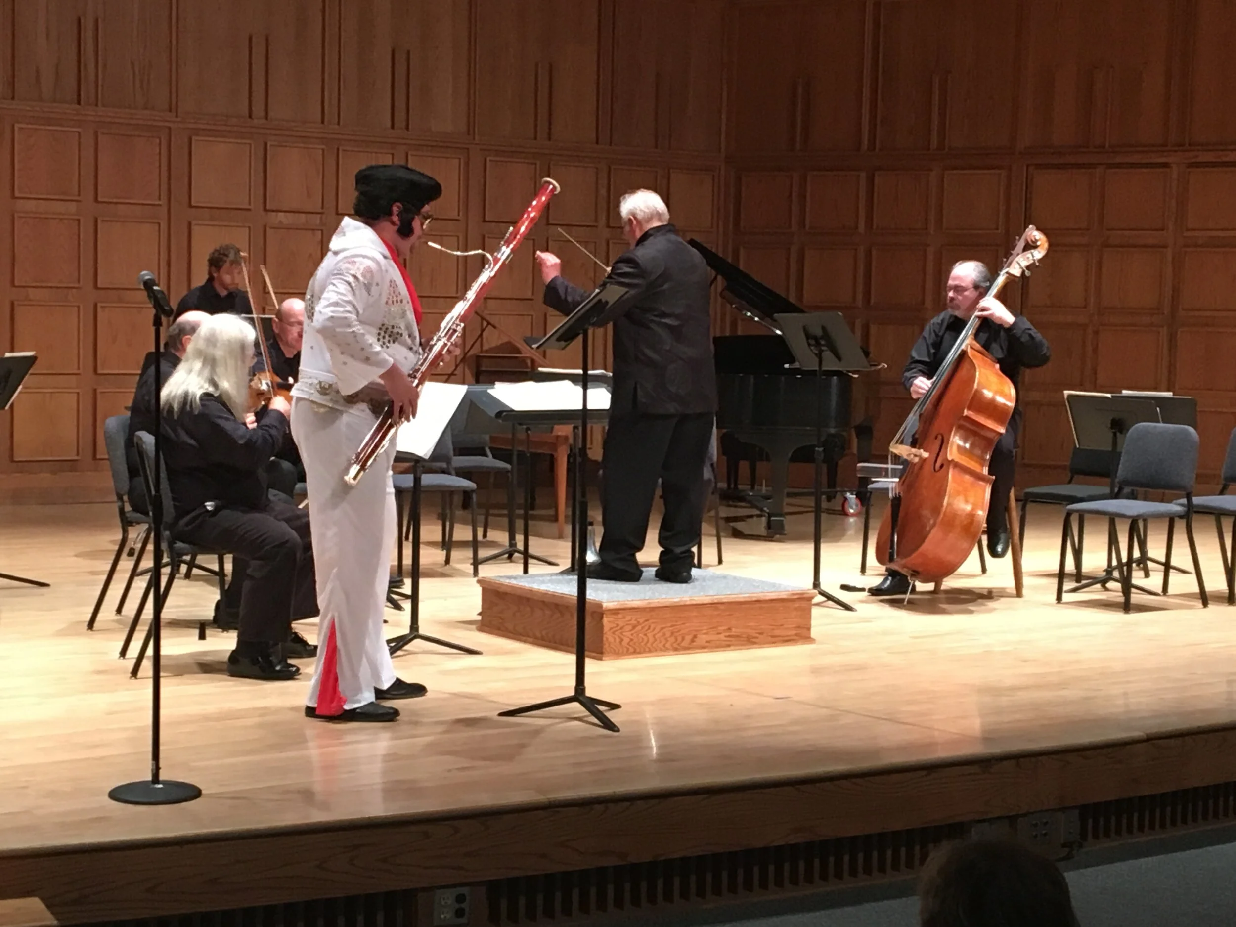 Performing Dead Elvis with the Lake Superior Chamber Orchestra