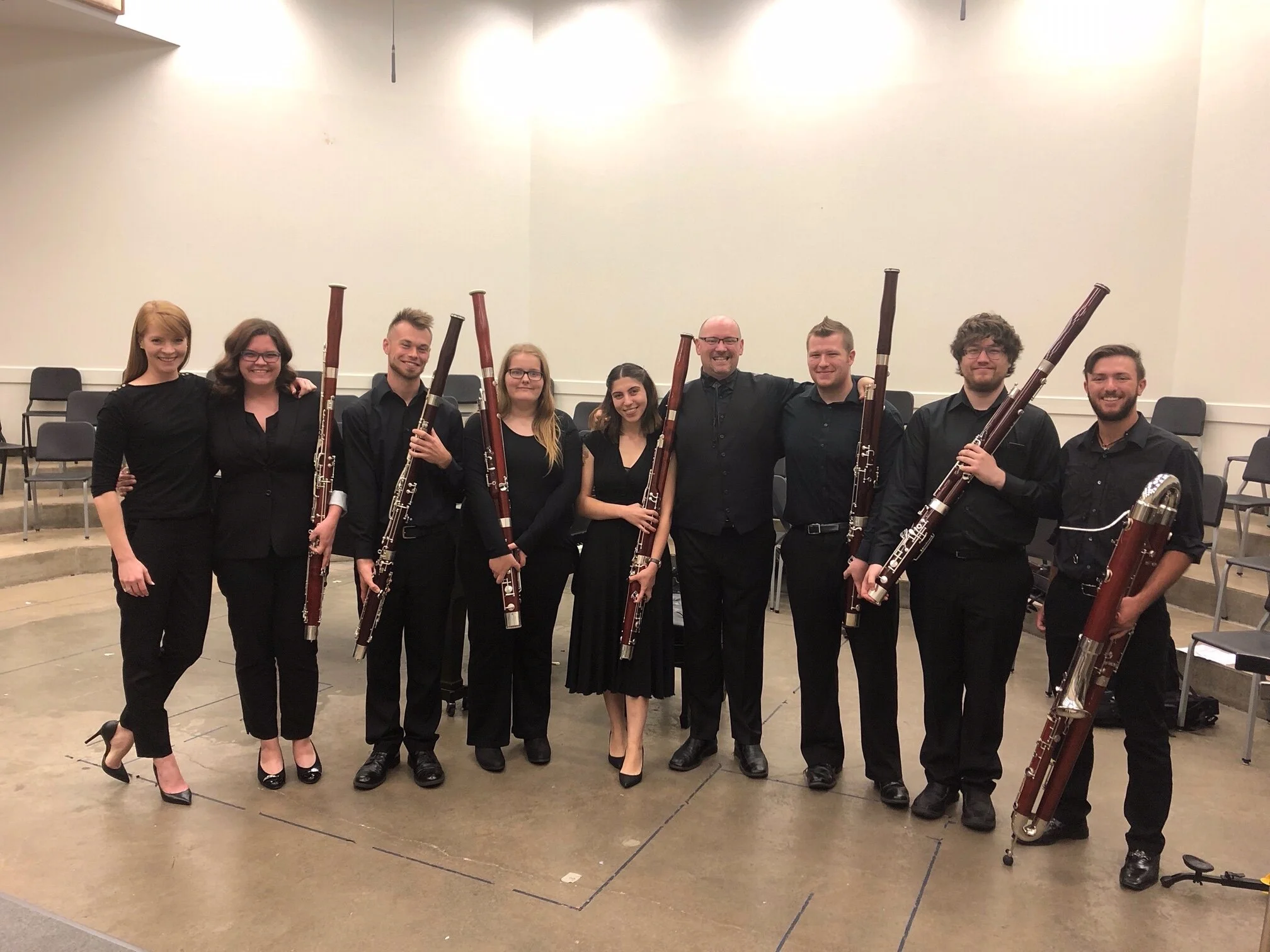 With students of the University of Texas Arlington