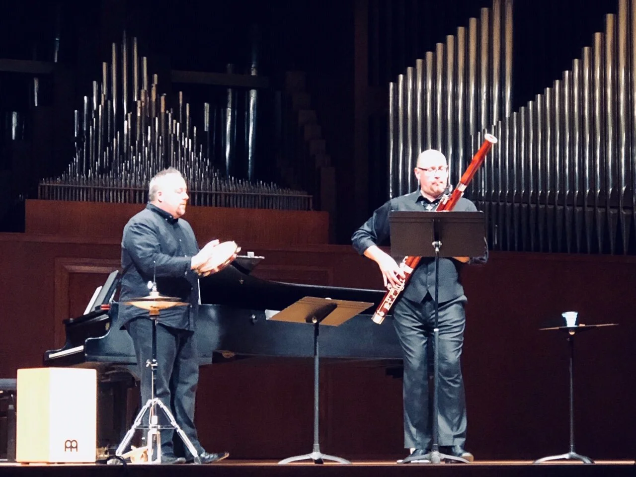 Performing with Gene Koshinski at Baylor University