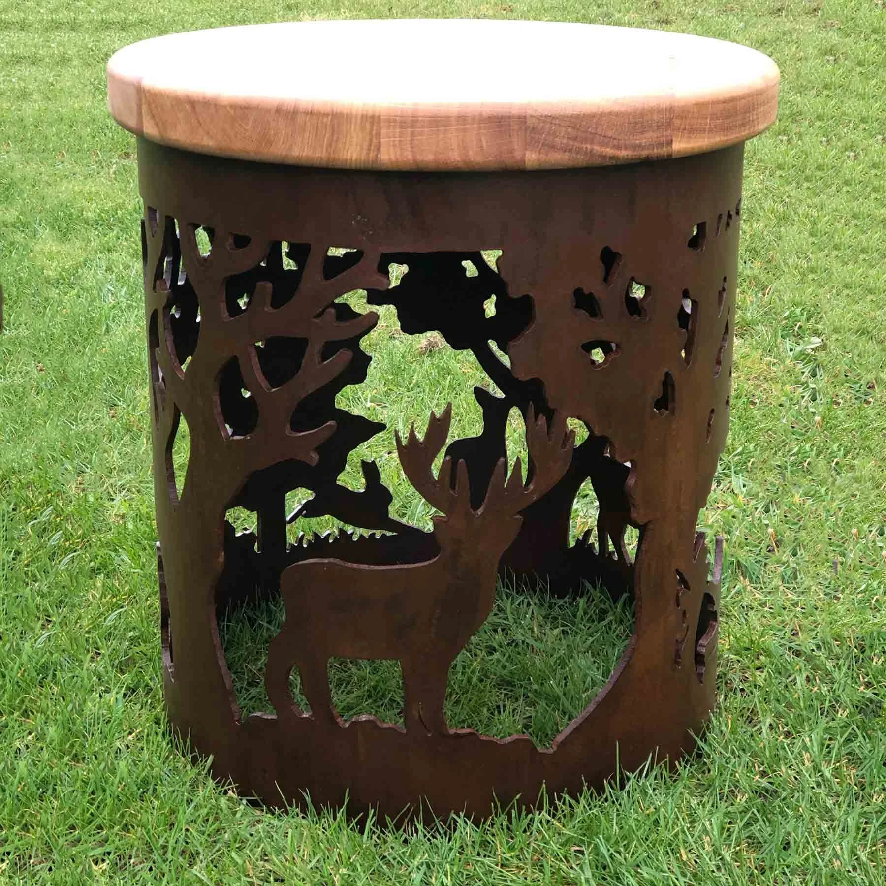 Carved Stool: English Country Design