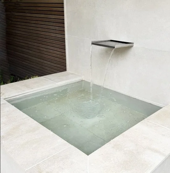 Letter Box water feature installation