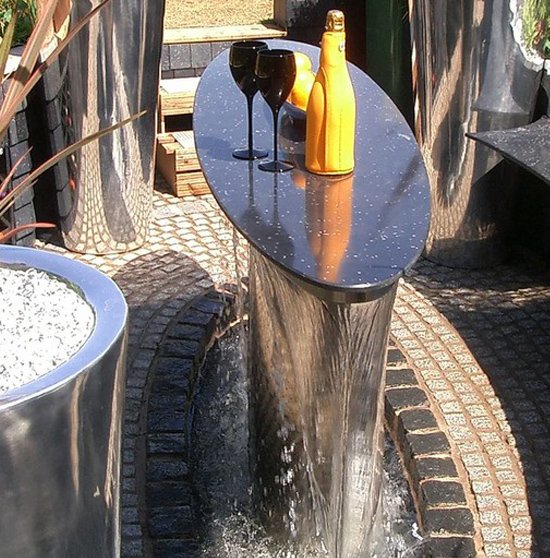 Contemporary Water Feature Cheshire