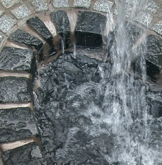 Water feature installation in Manchester