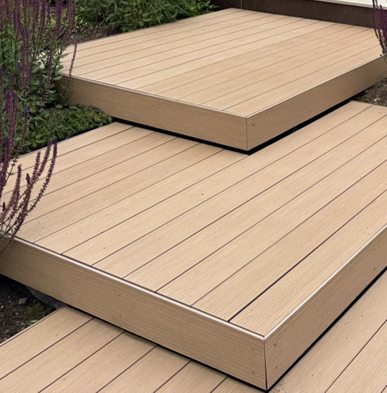 Slip resistant decking installed in Lancashire