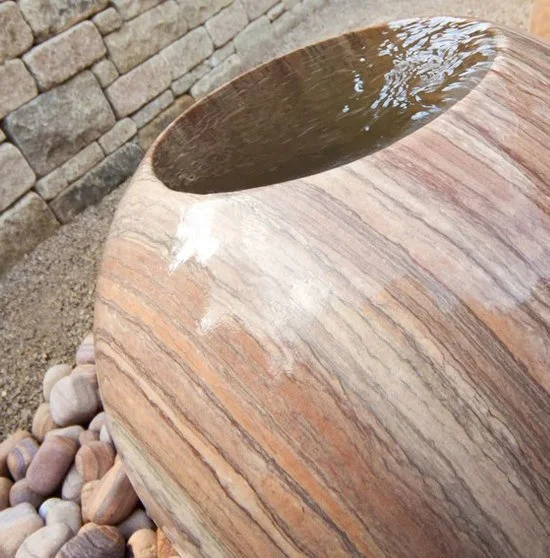 Natural Stone Water Feature in Macclesfield