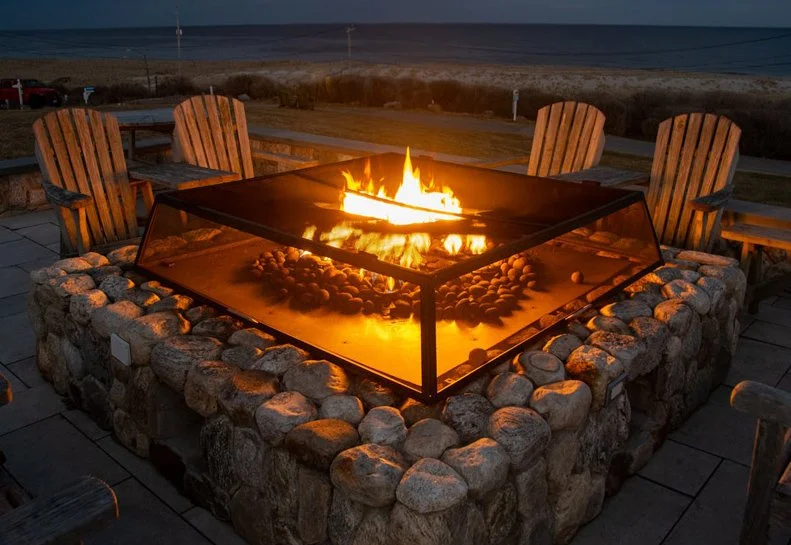 Family Entertaining Firepit in Chorley