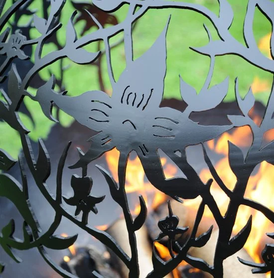 Bespoke Fire Pit detailing on a Wigan fire pit