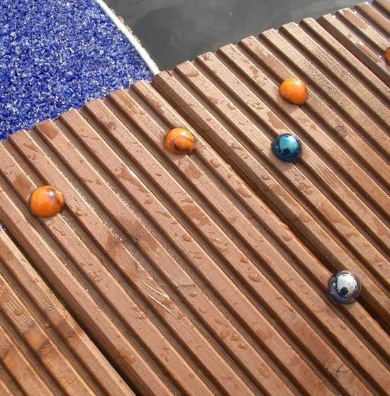 Bespoke decking detailing in Clitheroe