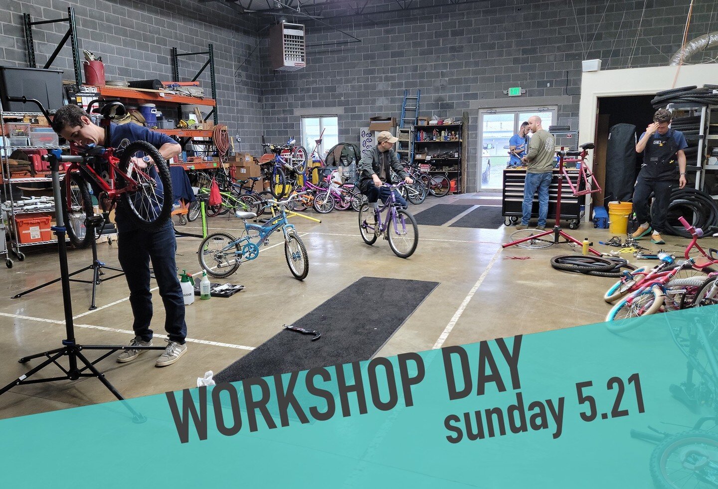 This Sunday, May 21st is our monthly JAMSQUAD workshop day and we invite you to join us! We'll be focusing on prepping bikes for an upcoming Juneteenth celebration/donation event and can use all the help we can get... You don't even need to be a mech