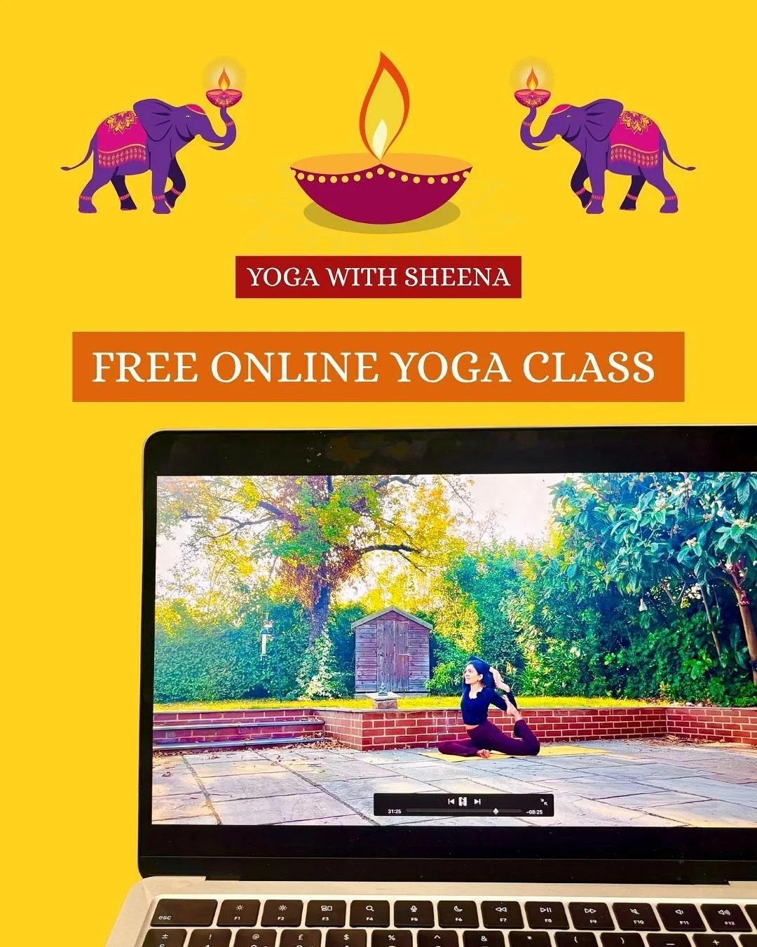 So excited to share this FREE online yoga class with you - the last time I did one of these was all the way back in 2020! 

It&rsquo;s available for you until midnight Sunday so you&rsquo;ve got the whole week to watch it &amp; give it ago.

Just com