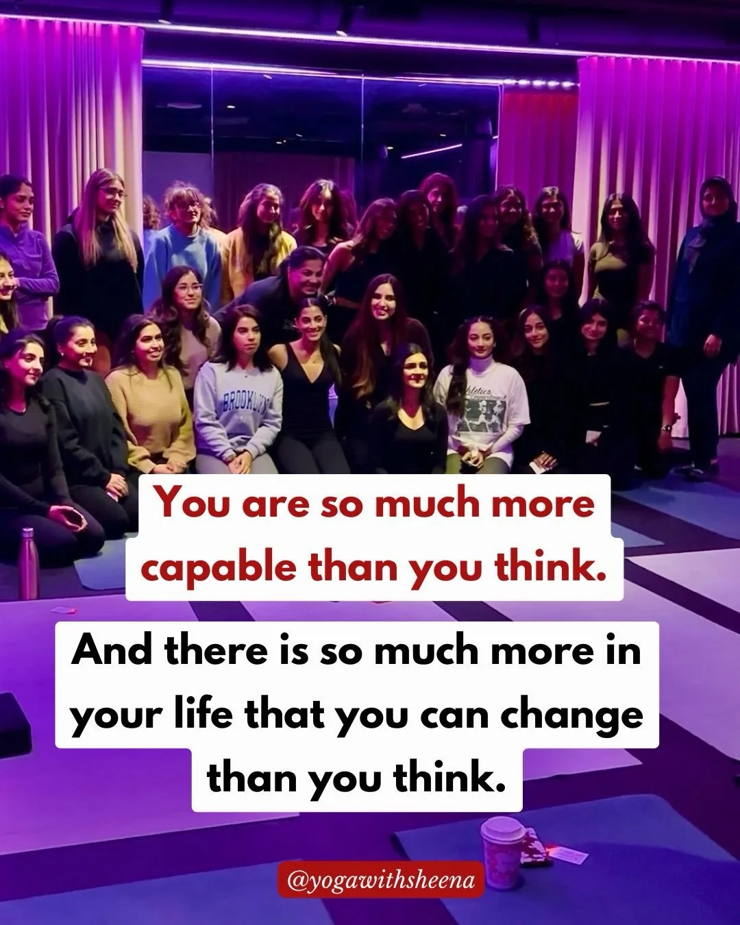 42 weeks.

You call the shots.

You get to decide how the rest of this year goes for you.

You get to raise the standards for what you get to have.

You can keep telling yourself stories that hold you back.

Or you can get inside the room that will u