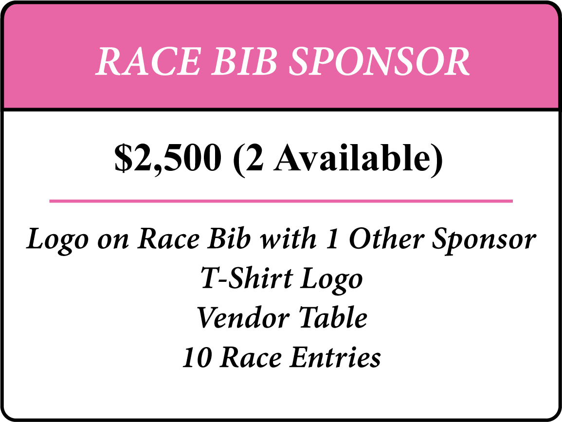 Race Bib Sponsor