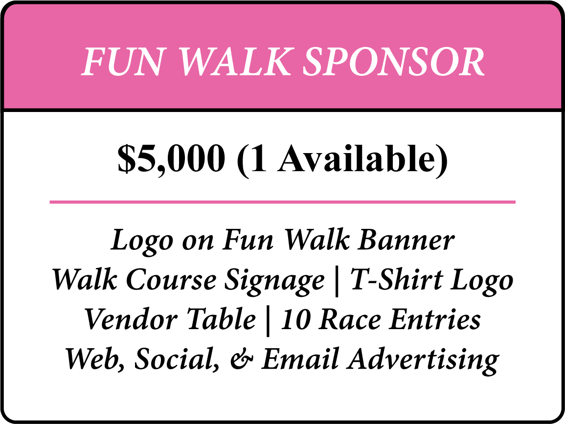Fun Walk Sponsor
