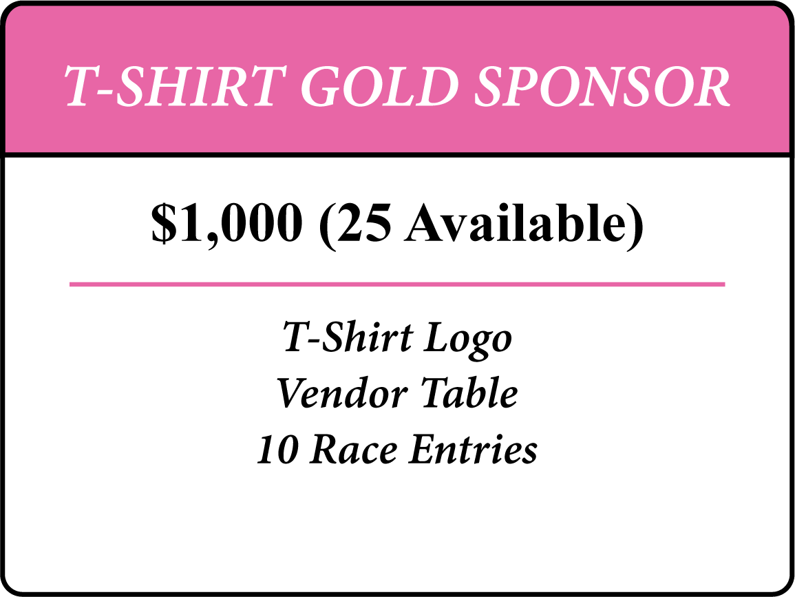 T-Shirt Gold Sponsor
