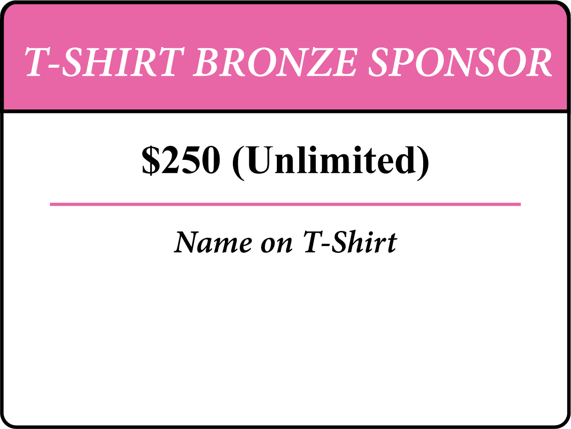 T-Shirt Bronze Sponsor