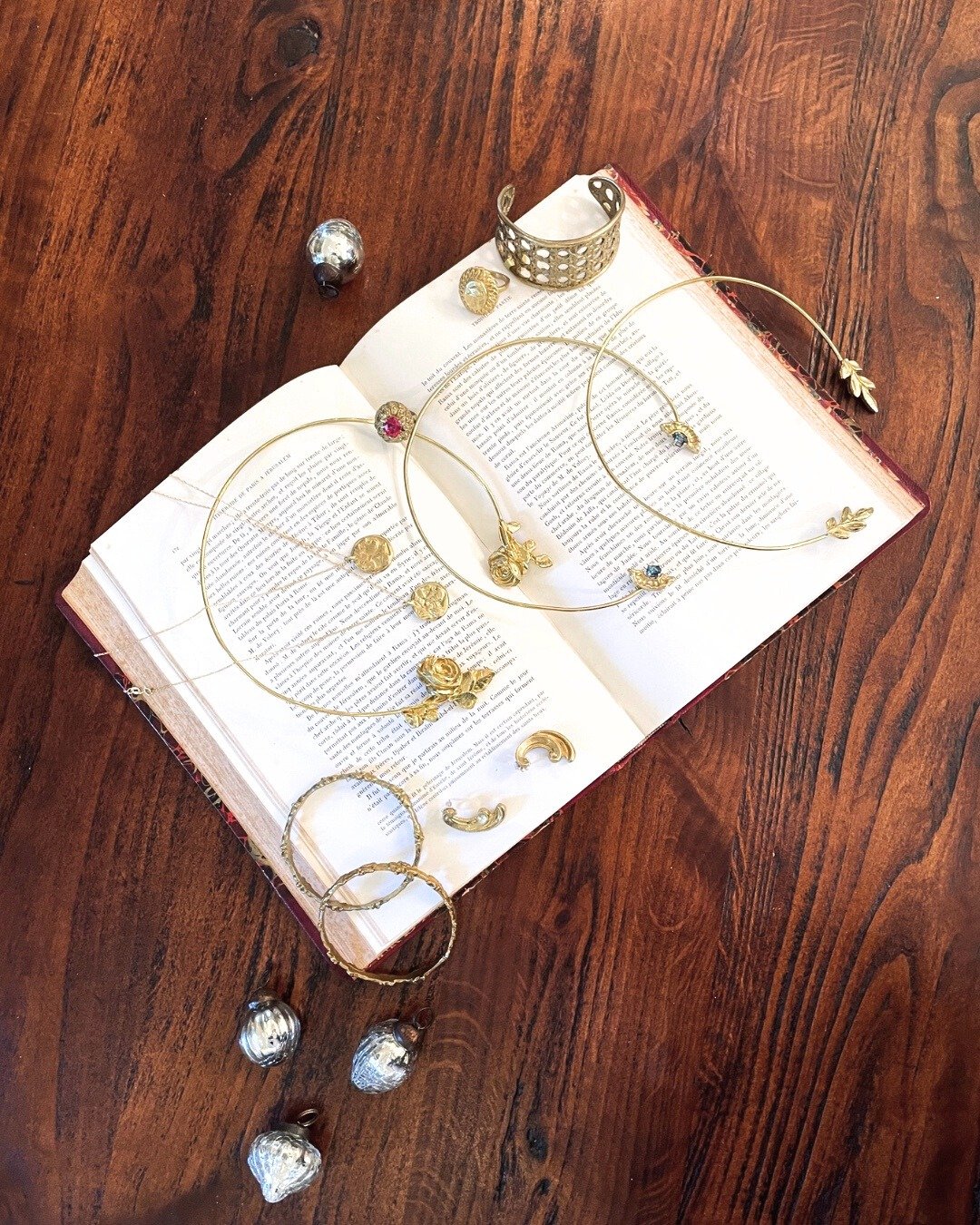 The Fireside Collection, a collaboration with local New Orleans jewelry designer &amp; our friends at @saintclaude, made from pieces of our own antiques transformed into beautiful jewelry &amp; would make the perfect gift for any antique or jewelry l