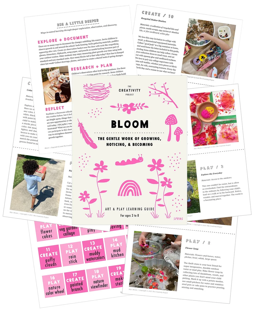 Art & Play Guides — The Creativity Project | Creativity belongs in ...