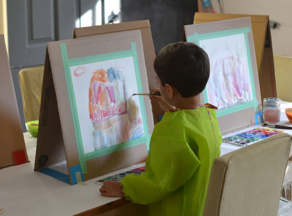 Make a Cardboard Easel — The Creativity Project | Creativity belongs in ...