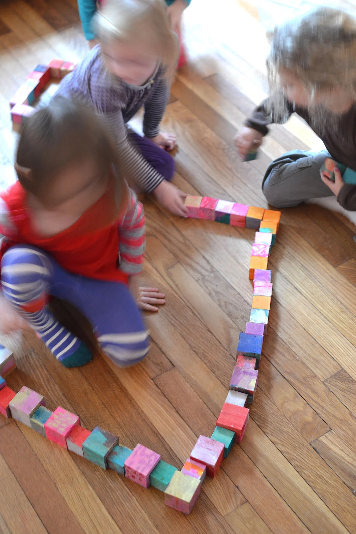 Children Using Pattern Blocks Pattern in Early Learning through Art and Play — The Creativity Project ...