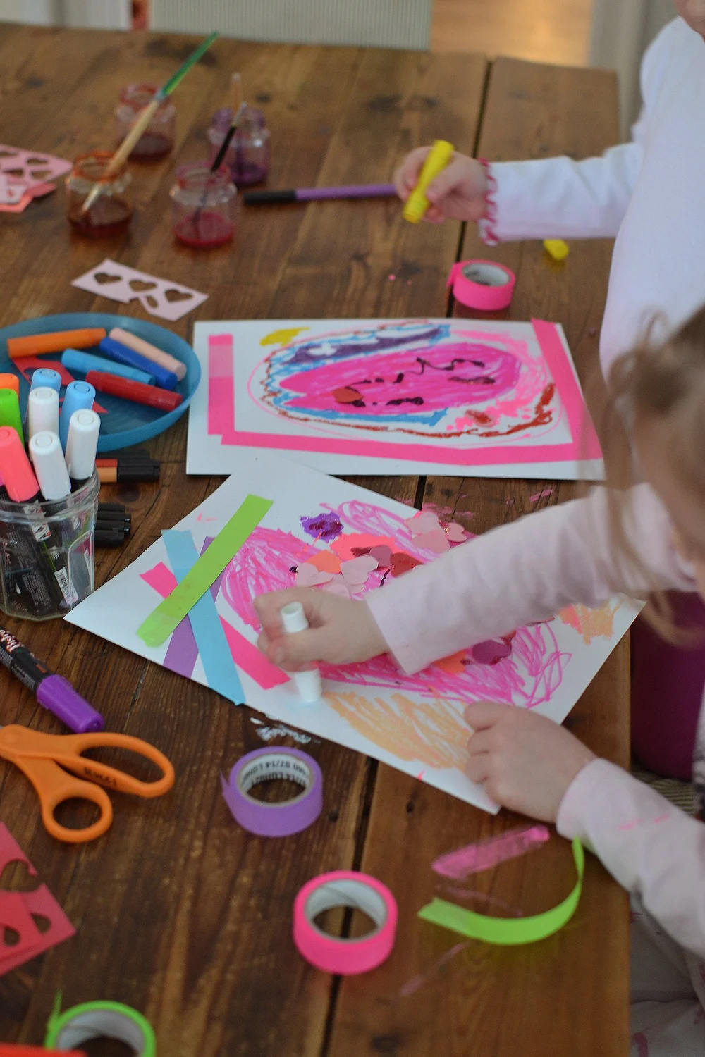 Process Art with Stickers and Tape — The Creativity Project ...