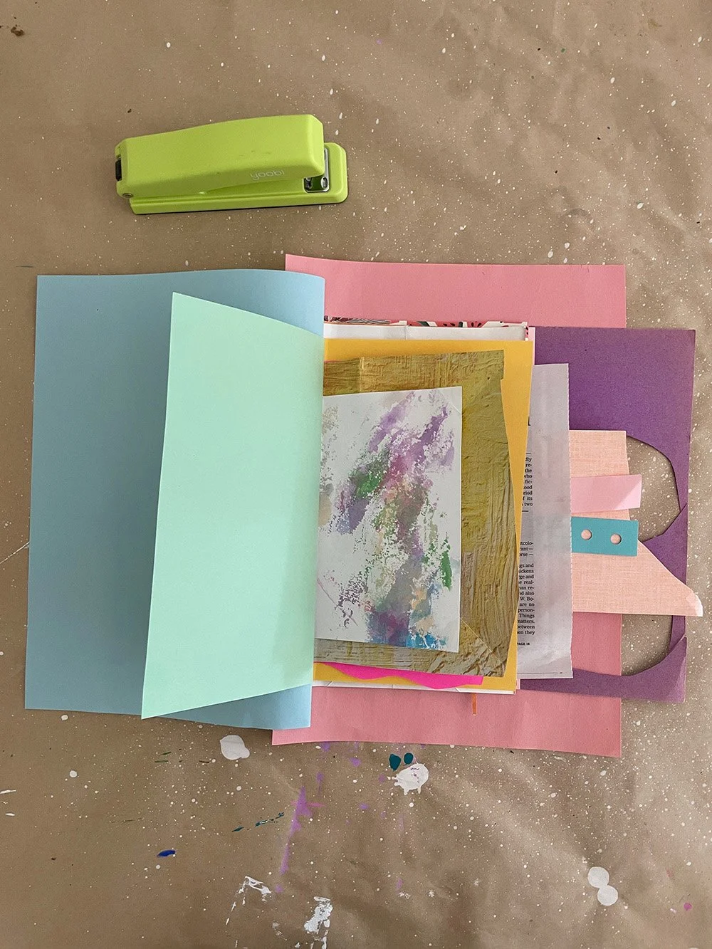 Got scrap paper? Make an easy journal for on-the-go!