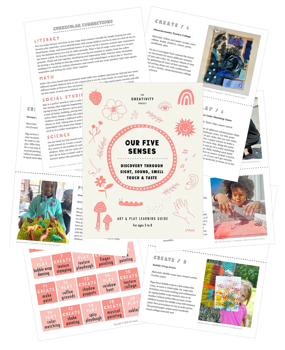 Art & Play Guides — The Creativity Project | Creativity belongs in ...