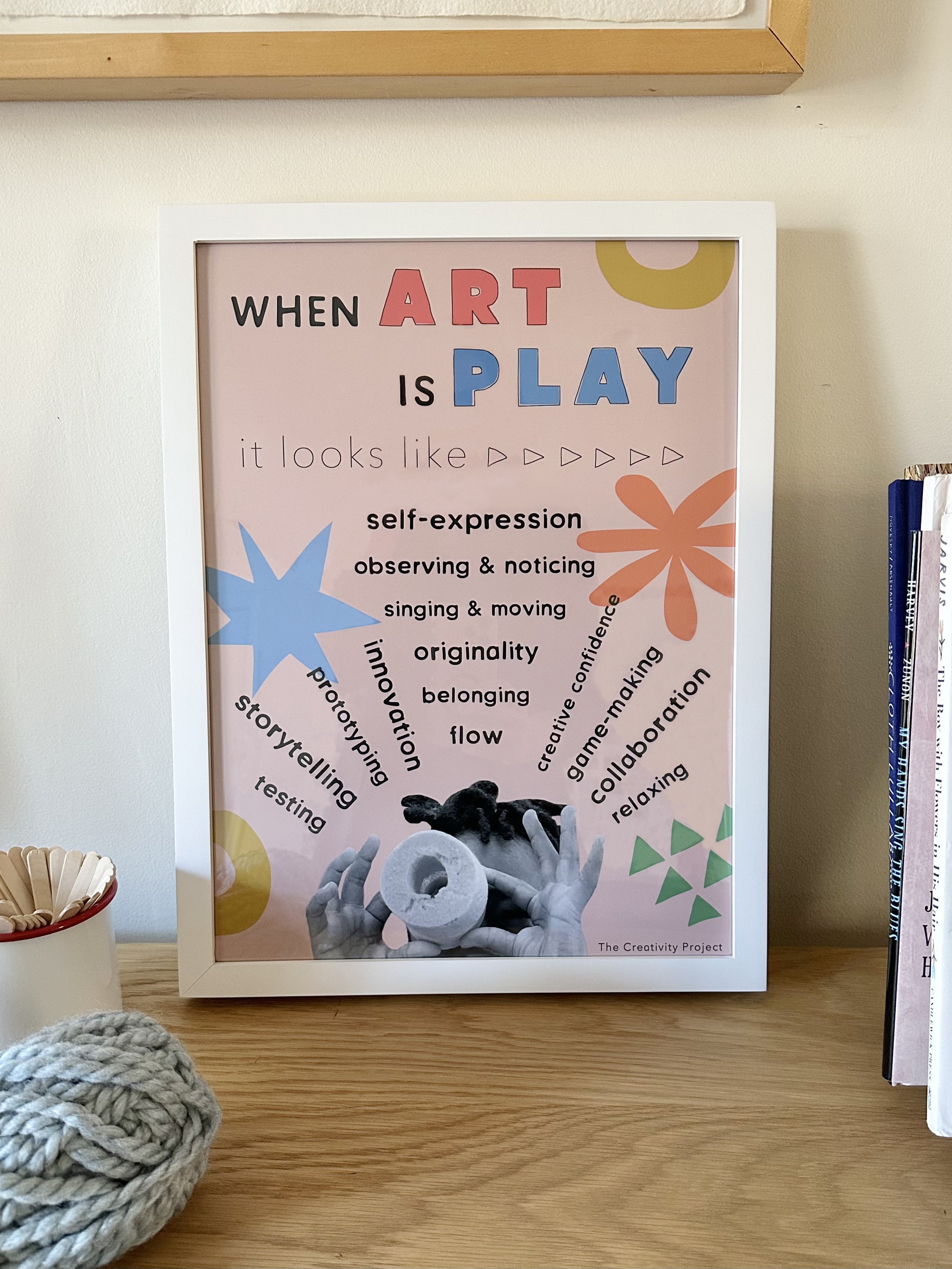 "When Art is Play" Matte Poster