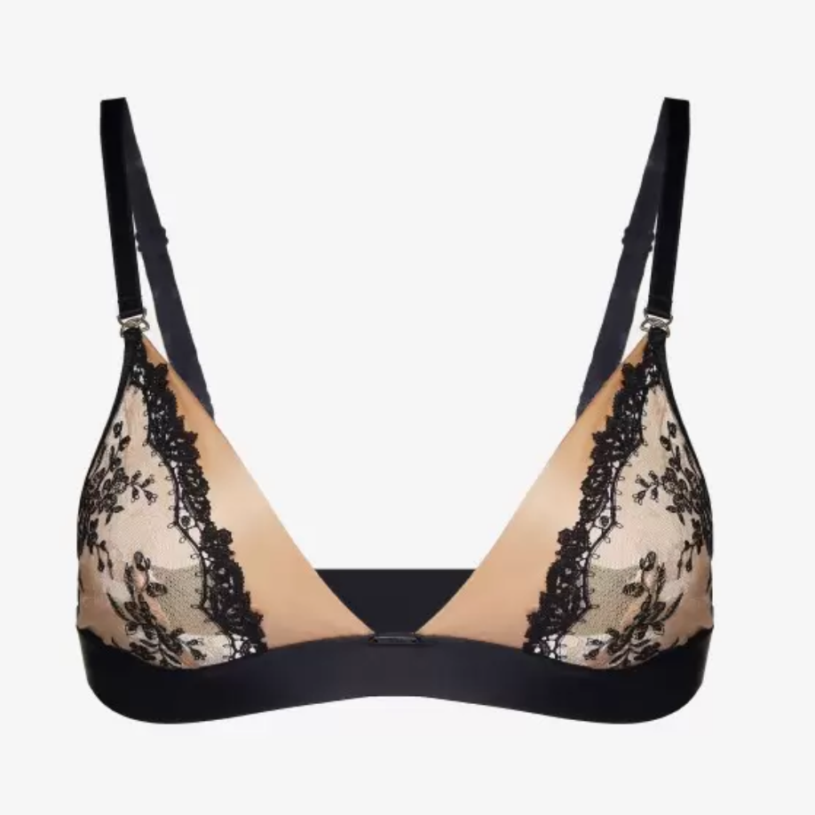 Black and Nude Bralette