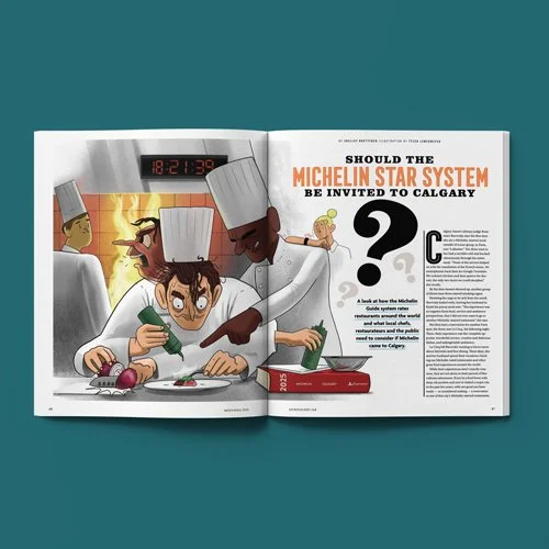 Avenue Magazine 2025 March - Illustration