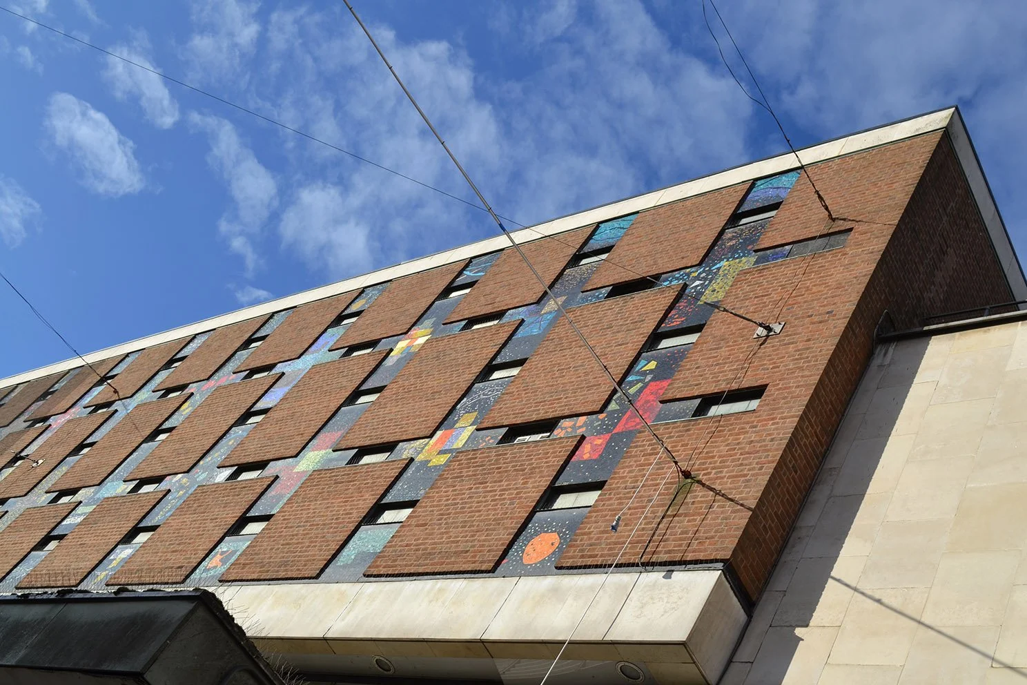 Coventry Central Library Modernist Fred Millet Postwar Architecture Mural