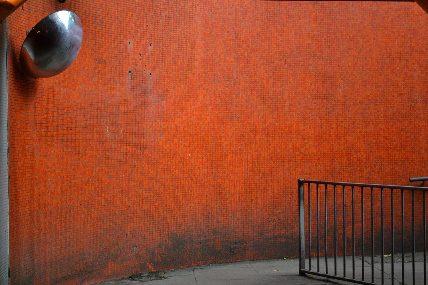 Coventry Tiles Modernist Orange Underpass Postwar