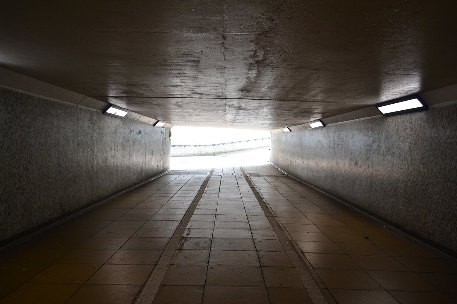 Wolverhampton Modernist Concrete Brutalist Architecture Underpass
