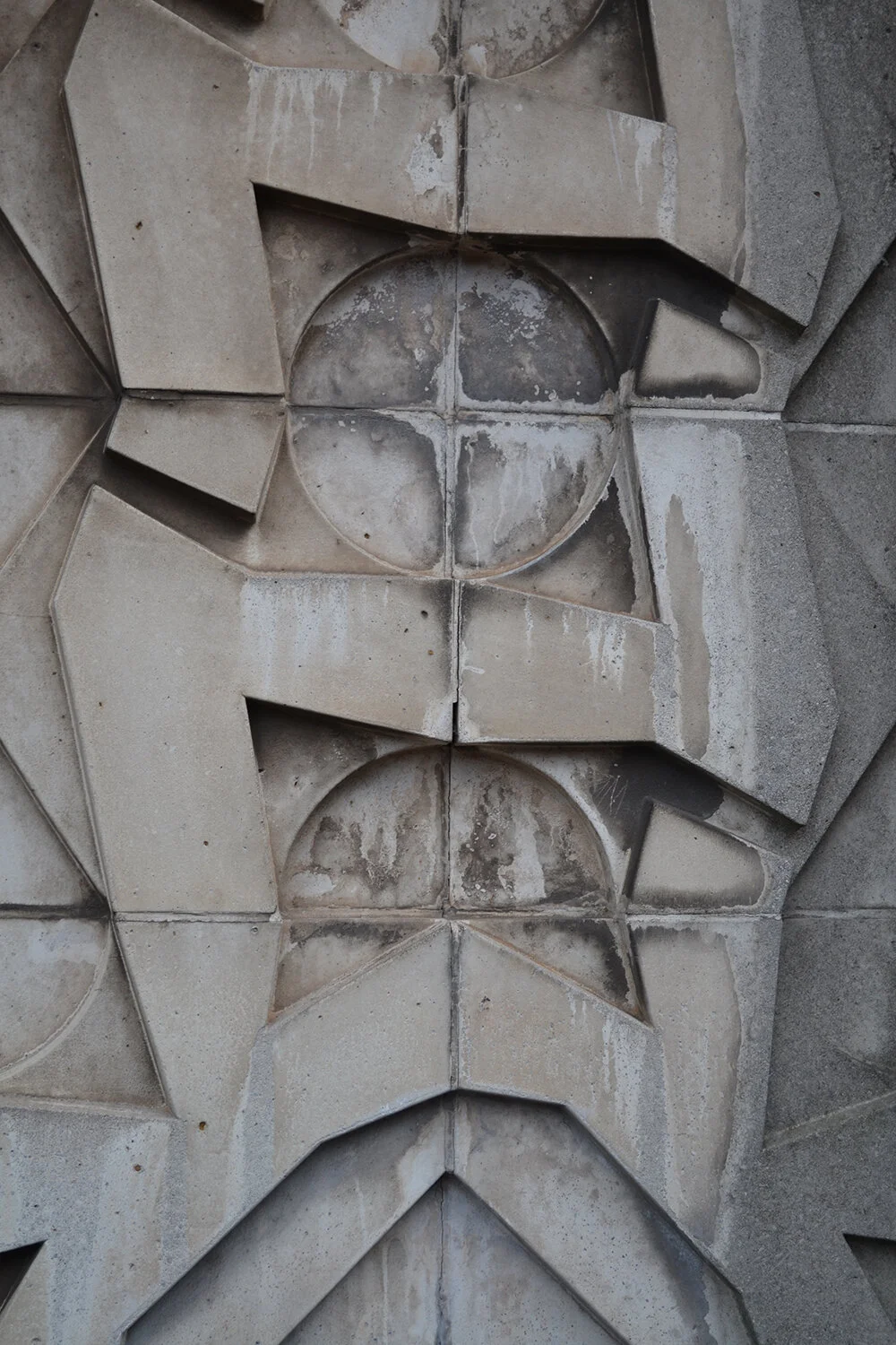 Wolverhampton Modernist Architecture  Brutalist Concrete Mural Relief 