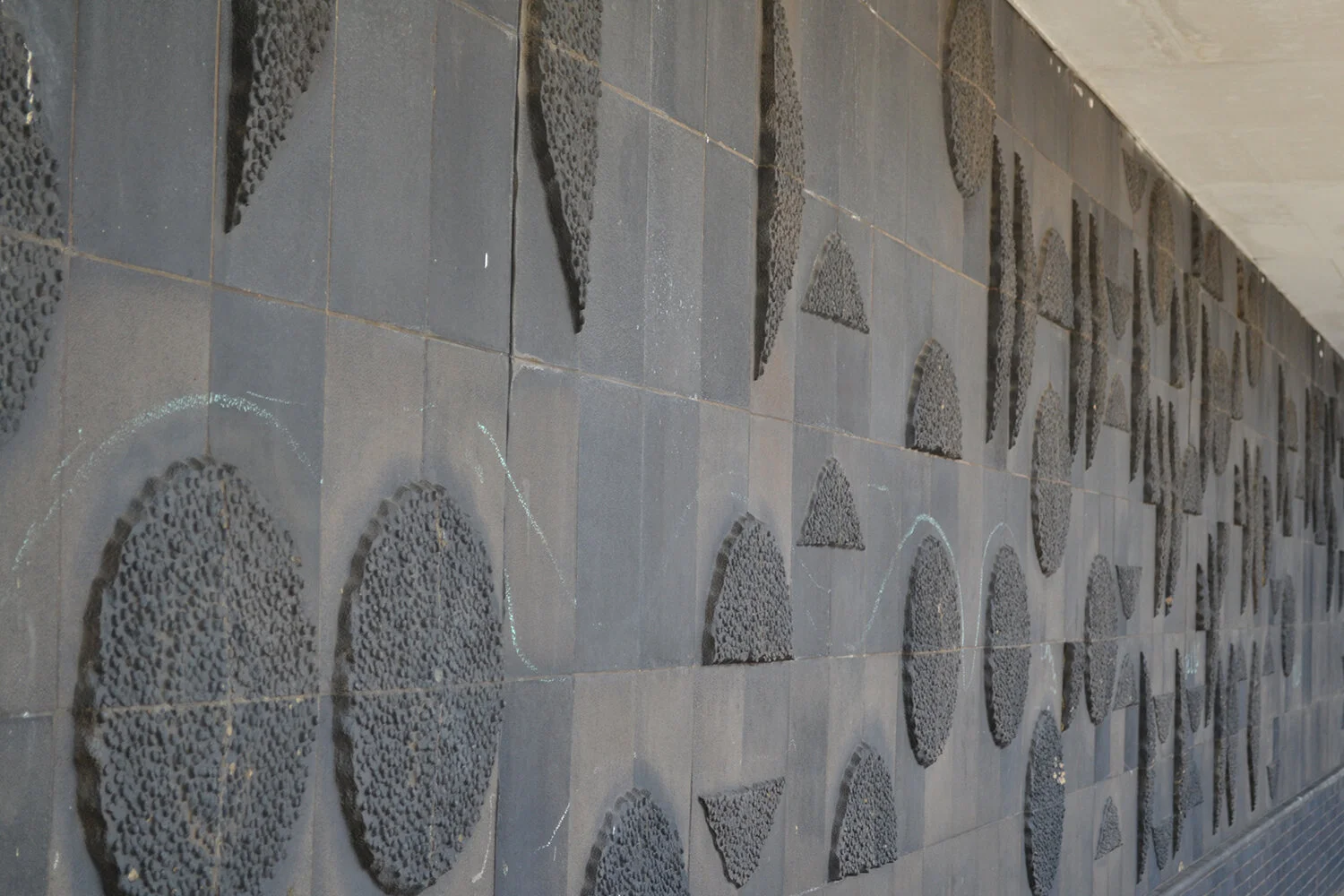 Coventry Bell Green Flats Modernist Postwar Architecture Sainsbury's Concrete Relief Mural