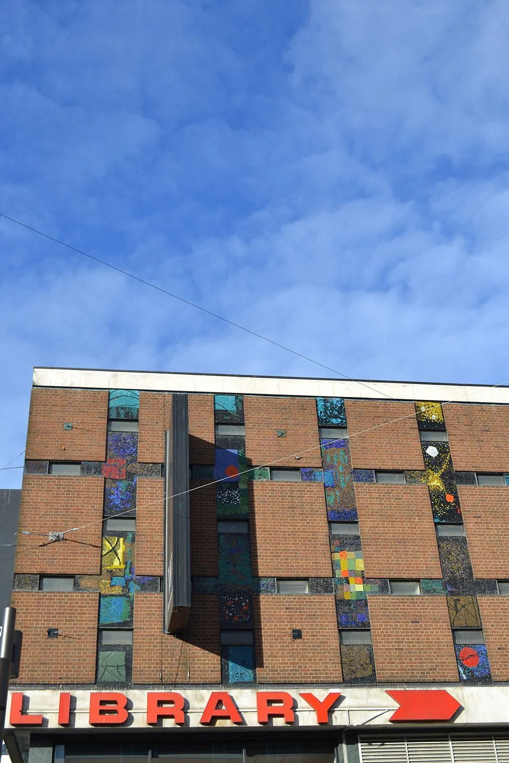 Coventry Central Library Modernist Fred Millet Postwar Architecture Mural