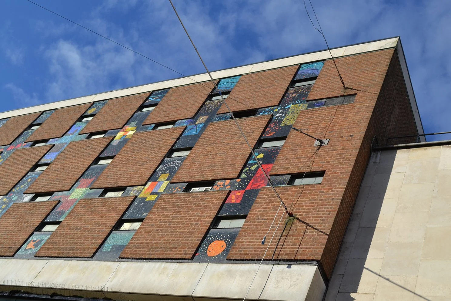Coventry Central Library Modernist Fred Millet Postwar Architecture Mural