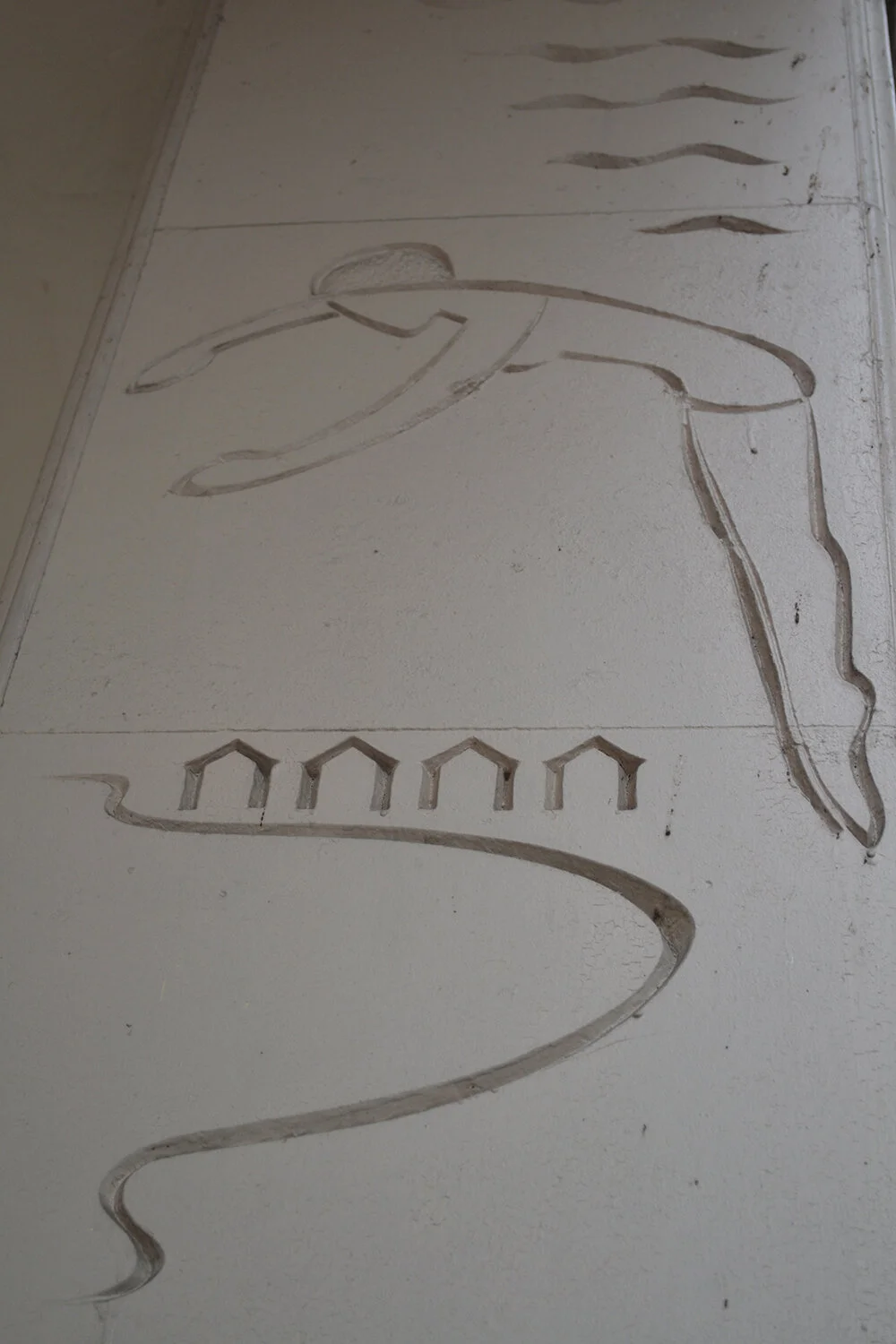 Coventry Cooperative Modernist Architecture Swimmer Concrete