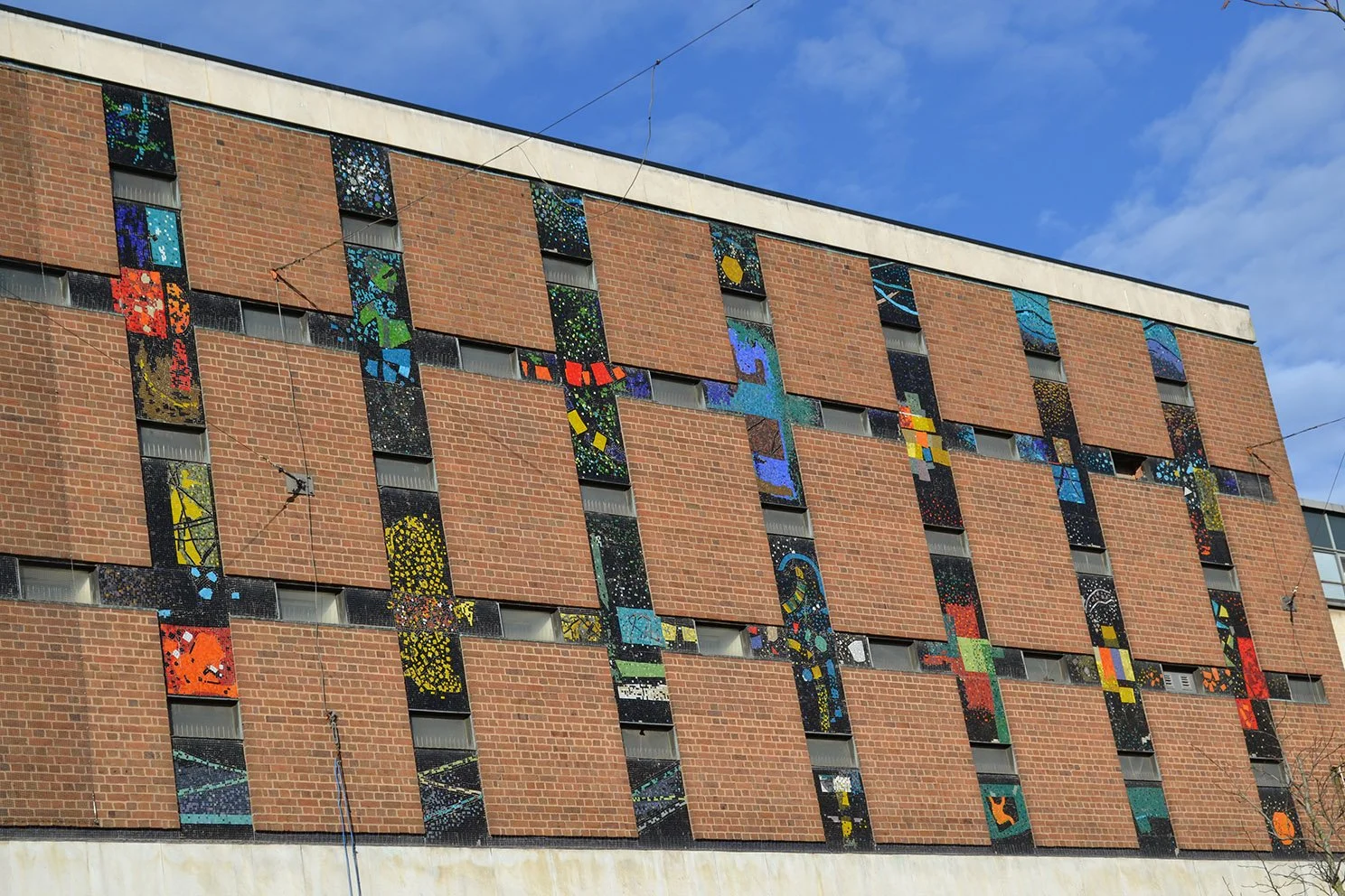 Coventry Central Library Modernist Fred Millet Postwar Architecture Mural