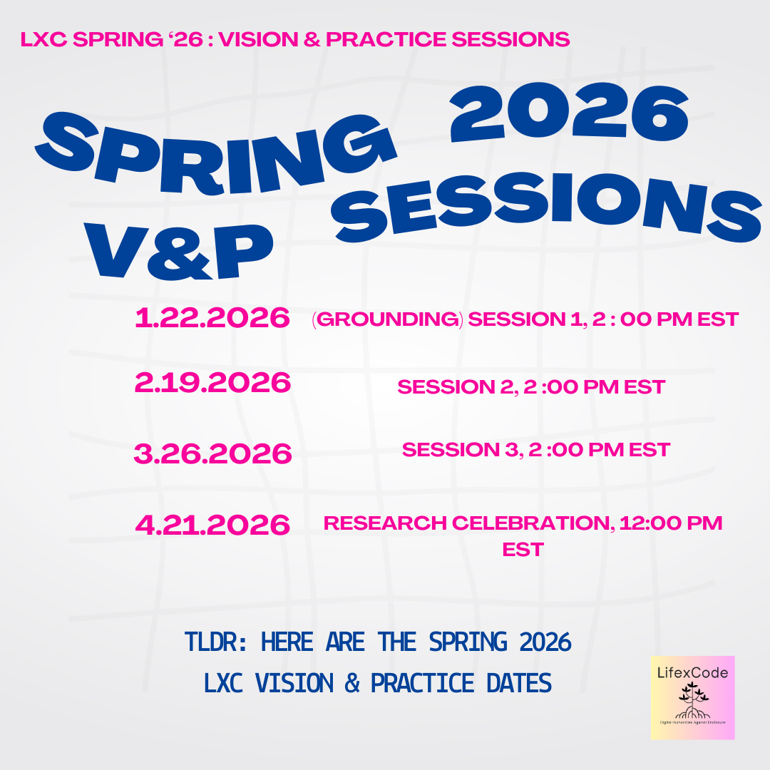 LifexCode: Vision&Practice Session 1