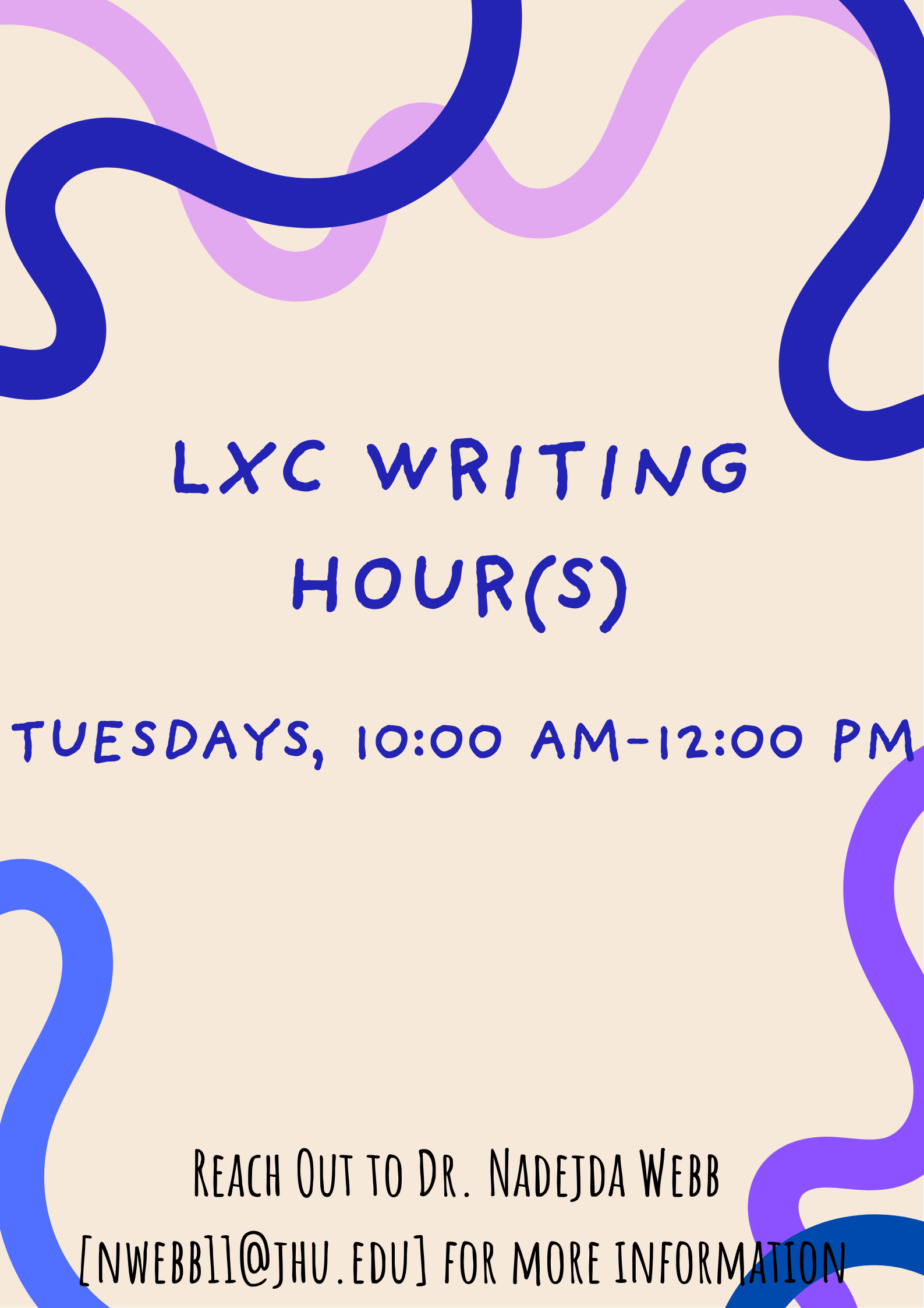 LxC Writing Hour(s) 