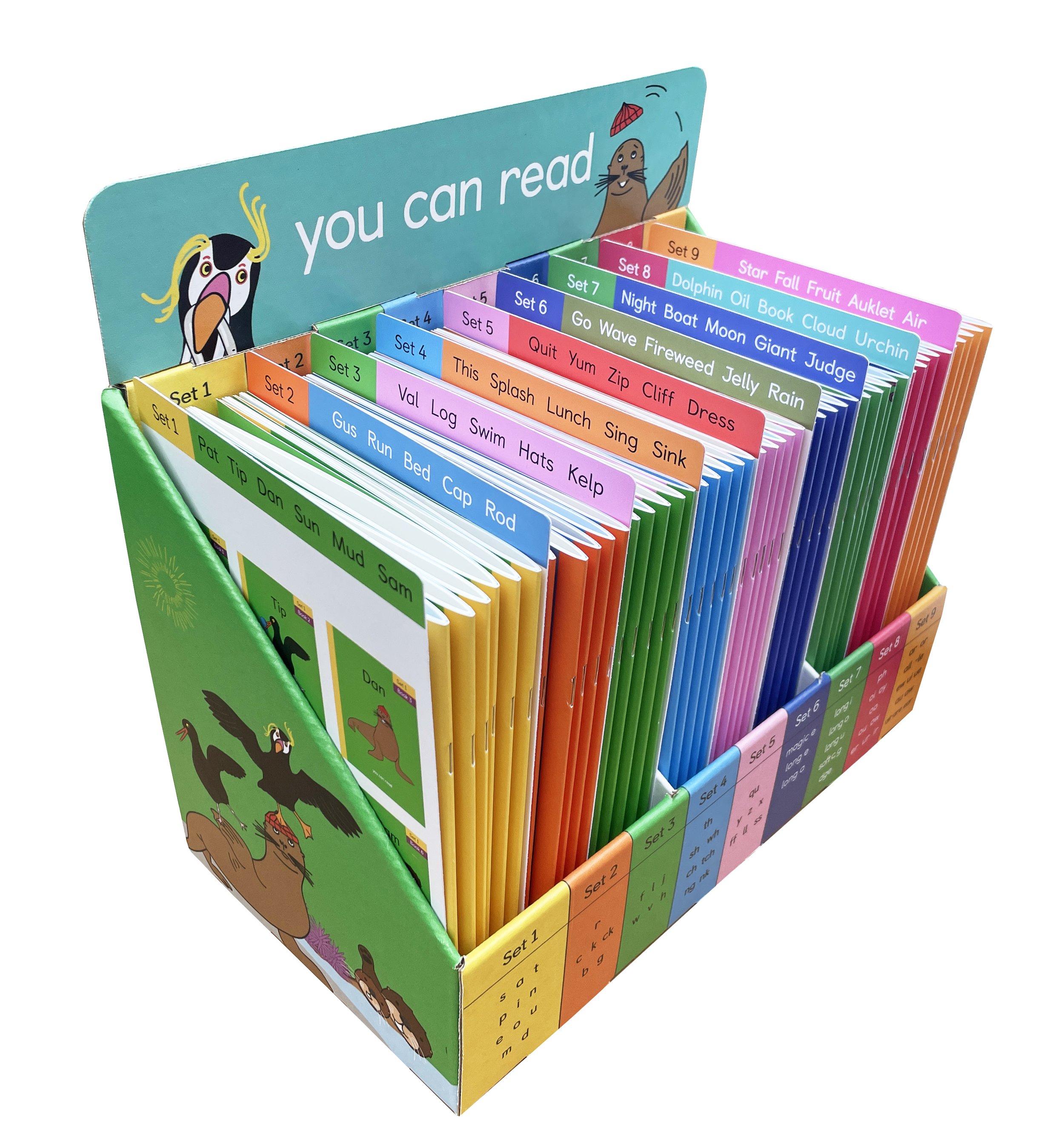 BOX SET - YOU CAN READ DECODABLE STORIES - 46 BOOKS + BOX