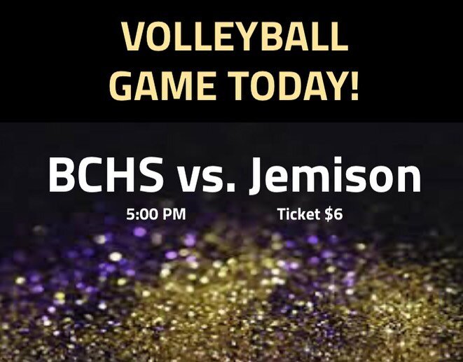 Join us tonight!! See you there!! 💜🏐💛