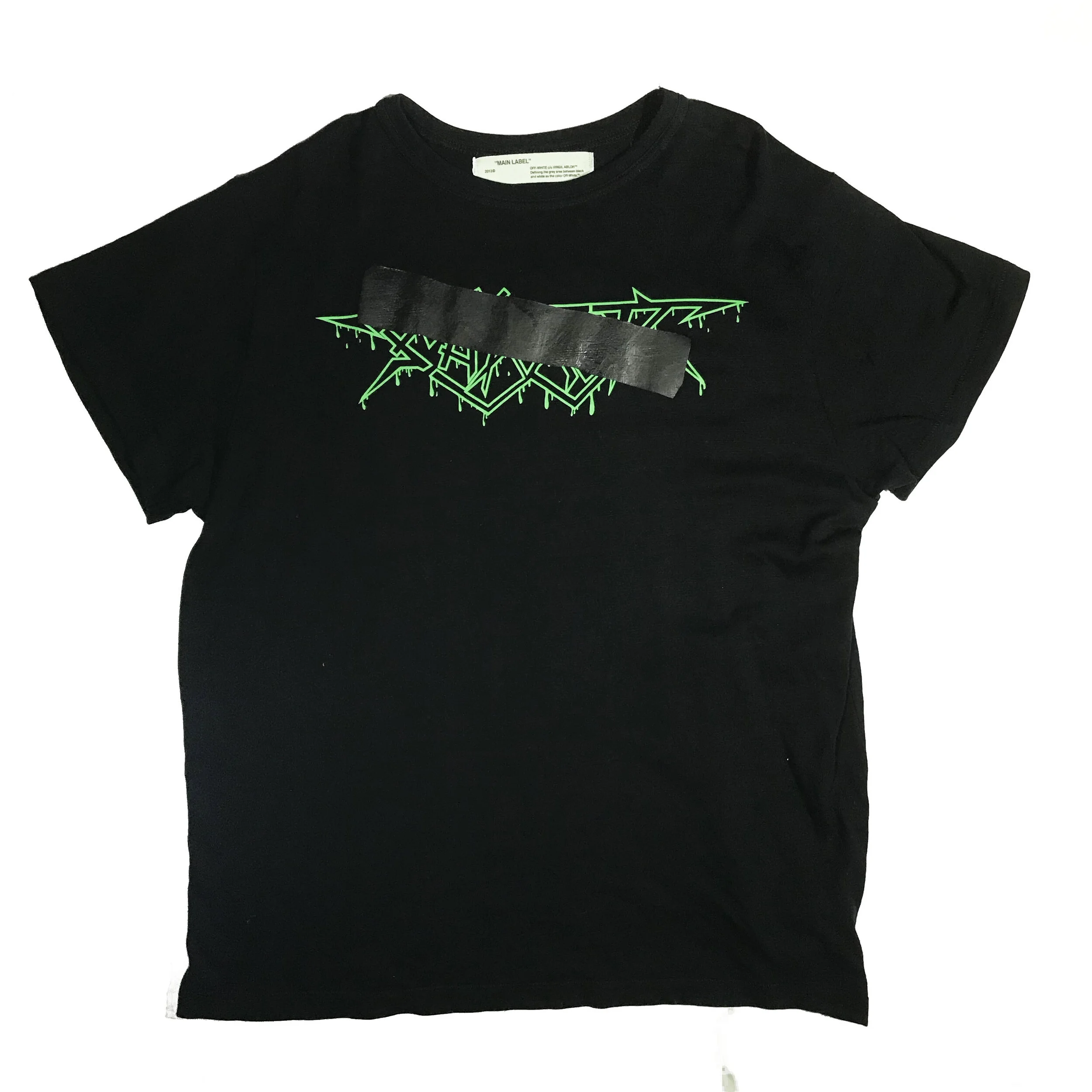 off white mirror tee