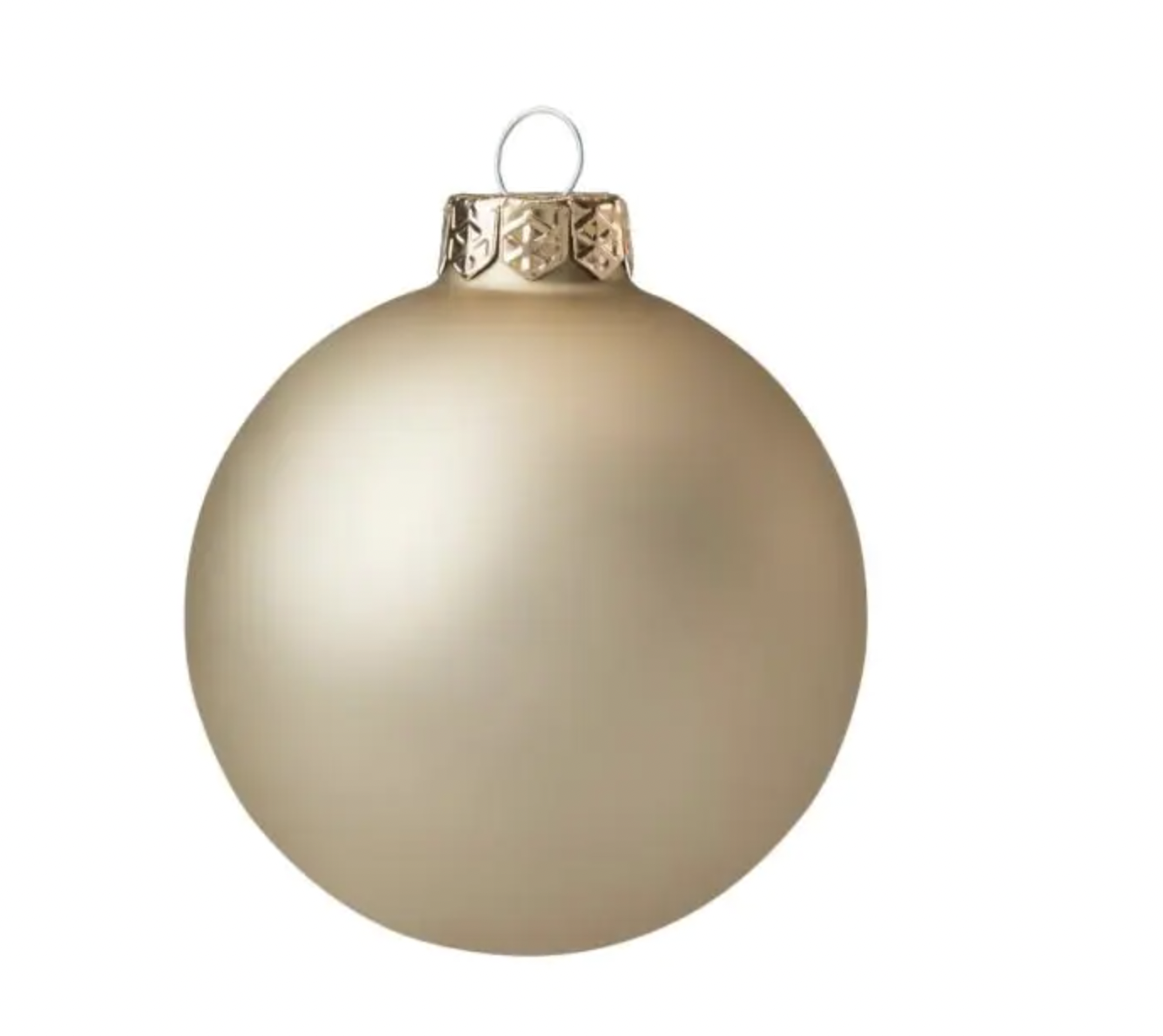 Gold Matte Ornament